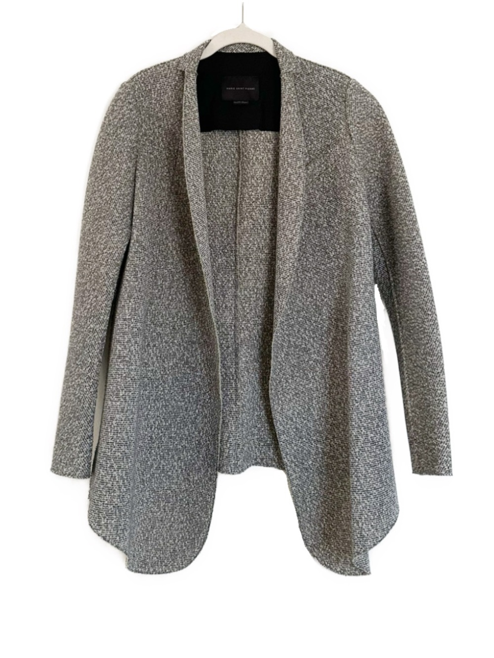 Marie Saint Pierre Car Coat Jacket Houndstooth Size 0